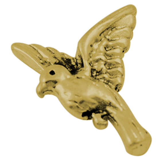 Талисман из сплава, без свинца и без кадмия, птица