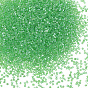120G Glass Bugle Beads, Transparent Colours Luster