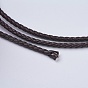 Round Braided Microfiber Leather Cord