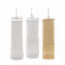 12 collar de gargantilla con diamantes de imitación de cristal en fila, collar ancho de strass para mujer