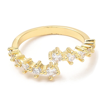 Латунные кольца на палец с фианитом для женщин, без свинца и без кадмия