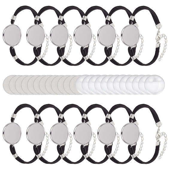 Наборы для самостоятельного изготовления браслета из искусственной замши и алюминиевой заготовки для термопереноса