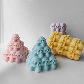 DIY Silicone Statue Candle Molds, For Candle Making, Skull