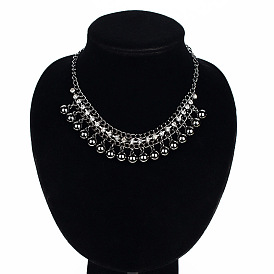 Vintage Diamond Inlaid Necklace - Valentine's Day Gift, Fashion Jewelry N068.