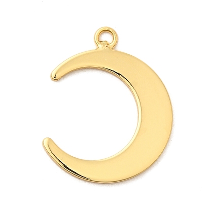 Латунные подвески, без свинца и без кадмия, стойки покрытие, долговечный, Луна прелести