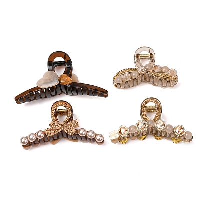 Заколки для волос в виде когтей из смолы и стразов