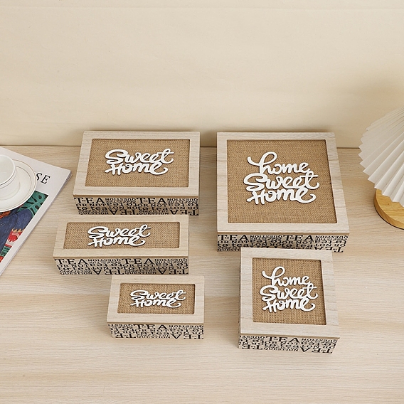 Деревянные ящики для хранения