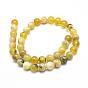 Natural Yellow Opal Round Bead Strands