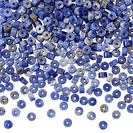 2 нити натуральные содалитовые бусины нити, Heishi бусы, диск