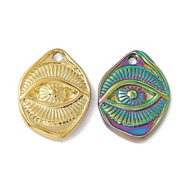 304 подвески из нержавеющей стали, овал с подвесками в виде глаз