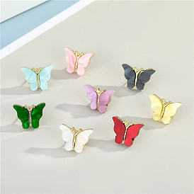 Elegant Acrylic Butterfly Earrings - Versatile and Exquisite Fashion Jewelry