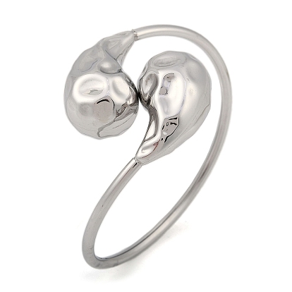 304 текстурированные браслеты-капли из нержавеющей стали