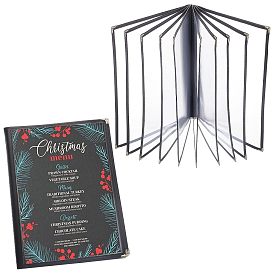 4 пластиковая защитная пленка для меню, прямоугольник с кожзаменителем