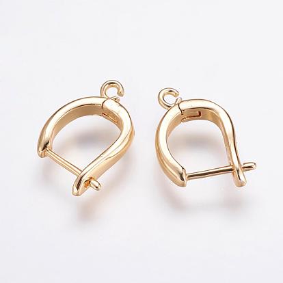 Brass Hoop Earrings Findings