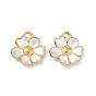 Spray Painted 304 Stainless Steel Pendants, Flower Charms, PVD Vacuum Plating, Long-Lasting Plated
