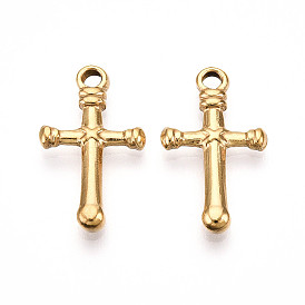 304 подвески из нержавеющей стали, ионное покрытие (ip), крест прелести