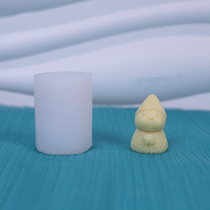 Силиконовые формы для свечей своими руками, для изготовления ароматических свечей, Рождественский клубничный снеговик