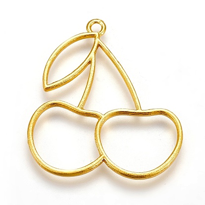 Подвески на лицевой панели из сплава цинка, для diy уф смолы, эпоксидная смола, Прессованные цветочные украшения, вишня