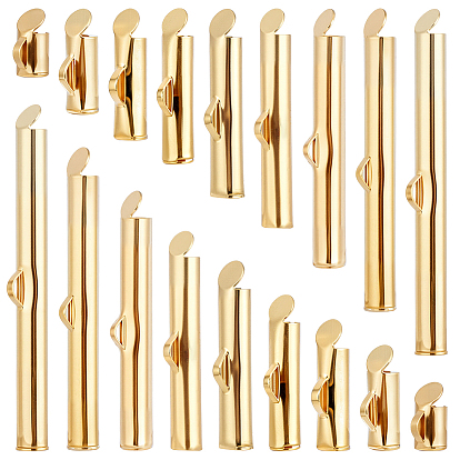 86шт. 304 нержавеющая сталь слайдер на конце зажима трубки, торцевые крышки слайдера