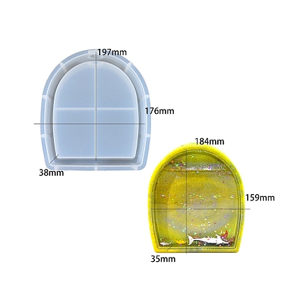 Пищевые силиконовые формы для ваз своими руками, формы для литья смолы, арка