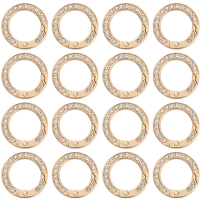 Сплав горный хрусталь пружинные кольца, кольцо