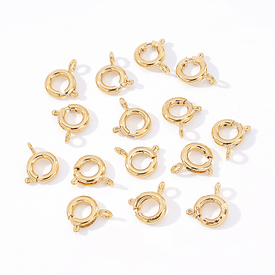 Brass Spring Ring Clasps
