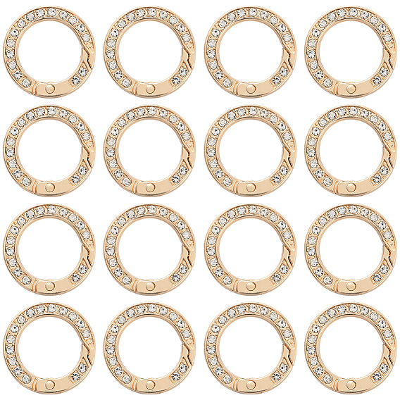 Сплав горный хрусталь пружинные кольца, кольцо