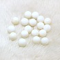 Natural White Jade Round Ball No Hole Beads