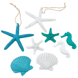 Resin Decoration, Starfish & Shell& Sea Horse