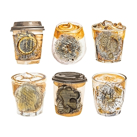 Космическая тематика 20шт 10 стили водонепроницаемые наклейки для животных, самоклеящиеся наклейки, для чемодана, скейтборде, холодильник, шлем