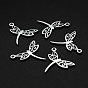 Ion Plating(IP) 201 Stainless Steel Pendants, Laser Cut, Dragonfly