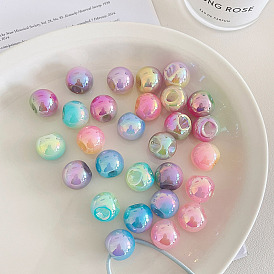 УФ-покрытие имитация желе акриловые бусины, радужный, слеза, градиент цвета
