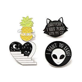 Creative Enamel Pin, Platinum Alloy Badge for Backpack Clothes