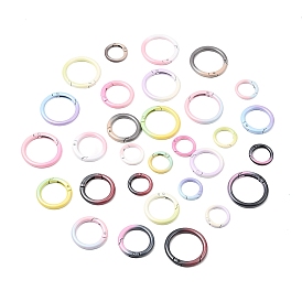 Кольца пружинные затворные из сплава с распылительной краской, кольцо