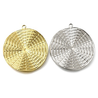 Ионное покрытие (ip) 304 подвески из нержавеющей стали, плоский круглый шарм