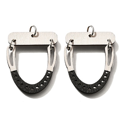 Подвески из тополя, U-образный, с целью перехода в кольце