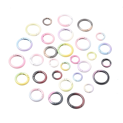 Кольца пружинные затворные из сплава с распылительной краской, кольцо