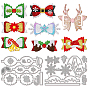 Рождественская тема трафареты для резки углеродистой стали, для diy scrapbooking, Фотоальбом, декоративная бумага для тиснения, цвет нержавеющей стали, Bowknot шаблон