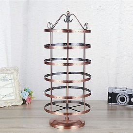 6-Tier Rotatable Iron Earring Display Towers, with 288 Holes