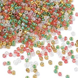 4 цвета 11/0 рождественские круглые бисеринки Toho, 161 & 185 & 557 & 1830