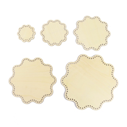 Комплект дна сумки для изготовления деревянного кошелька, цветок