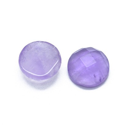 Gemstone Cabochons, Faceted, Half Round/Dome