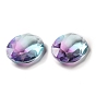 Faceted K9 Glass Rhinestone Cabochons, Pointed Back, Oval