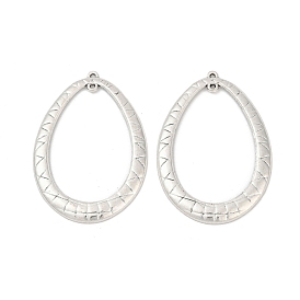 Овальной тибетском стиле сплава подвески, без кадмия и без свинца