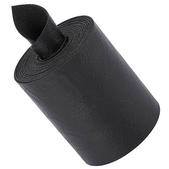 Шнур из искусственной кожи, для одежды, плоский