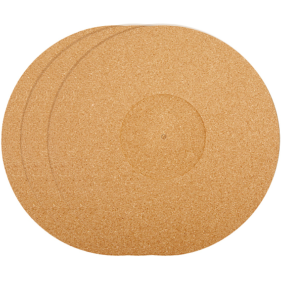 Cork Turntable Mats, Record Mats, Flat Round