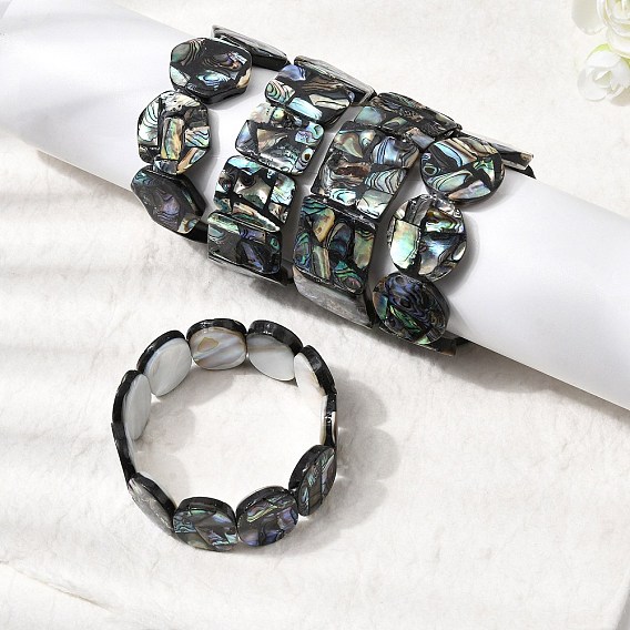 Браслеты из натуральных бусин пауа из натурального морского ушка для женщин