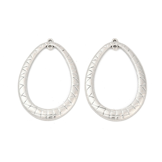 Овальной тибетском стиле сплава подвески, без кадмия и без свинца