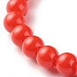 Love Flower Beads Stretch Bracelet for Kid, Acrylic & Plastic Beads Bracelet