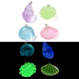 Подвески из люминесцентной смолы, с железной петлей, оболочка